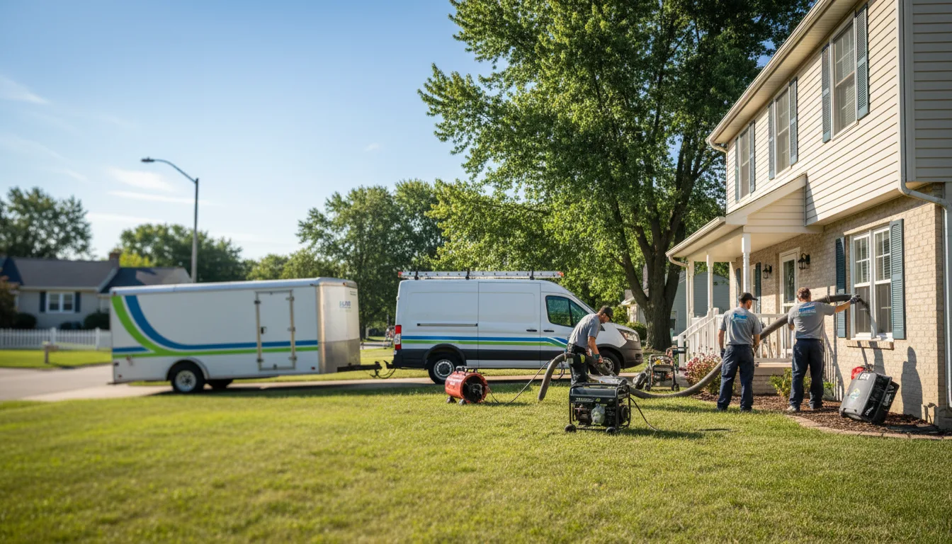 Flooded Basement Restoration And Cleanup With Repair in Denison, IA near me